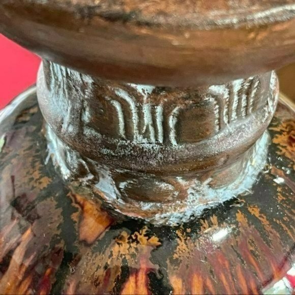 Vintage Style‎ Ceramic Pillar Candle Holder 12in - Picture 10 of 11